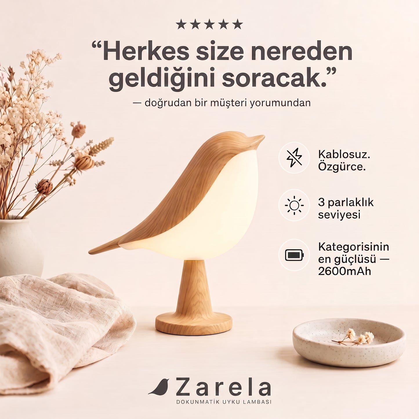 Zarela - Gece kuşunun getirdiği huzur